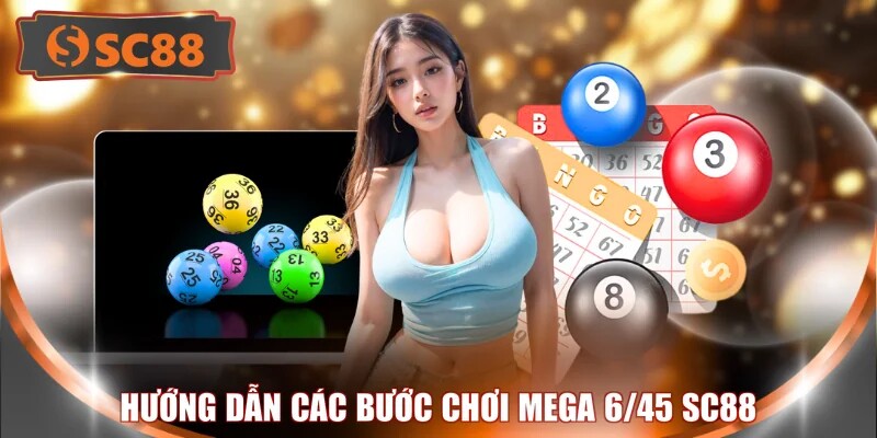 Hướng dẫn các bước chơi Mega 6/45 SC88